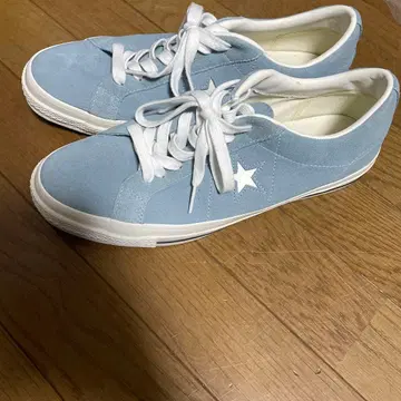 CONVERSE ONE STAR 원스타 스웨이드 블루 28cm 스카이블루