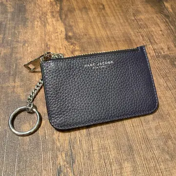 MARC JACOBS 퍼플 가죽 코인 케이스