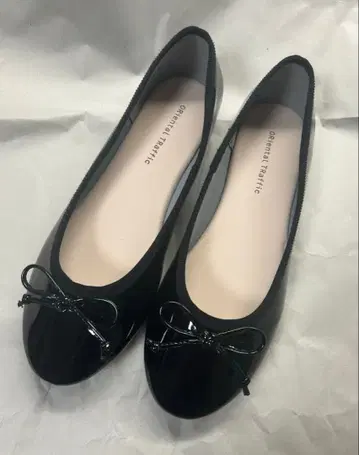 ORiental TRaffic 발레 레인 펌프스 블랙