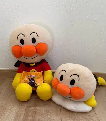 호빵맨 빅 사이즈 봉제 인형 2세트