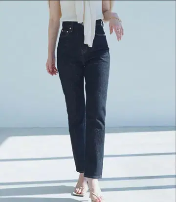 anuans 슬림 스트레이트 데님