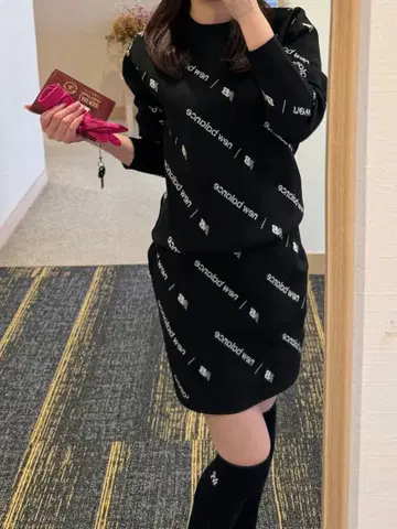 뉴발란스 골프 의류 상의 + 스커트 세트