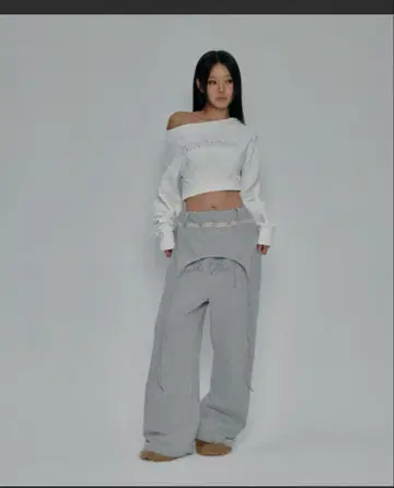 GILAARCHIVE OVERLAP SCRIPT SWEATPANTS