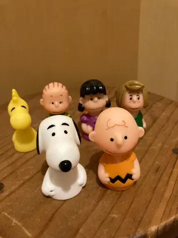 스누피 뮤지엄 손가락 인형 6개 세트