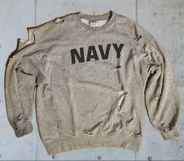 구제 의류 빈티지 90s NAVY군 맨투맨 트레이닝복 새상품급