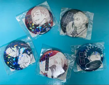 주술회전 캔뱃지 5개 세트