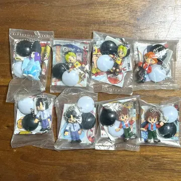 히카루의 바둑 피규어 키링 8개 세트 미사용