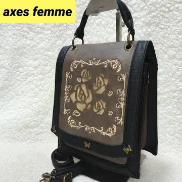 axes femme 엑시즈팜 숄더백 꽃무늬 자수 커팅