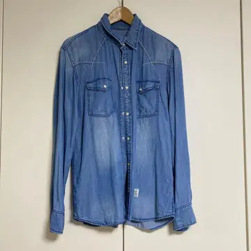 데님 긴팔 셔츠 L 사이즈 새상품급