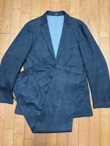 AOKI 파자마 수트 다크 그레이 상하의 세트(L)