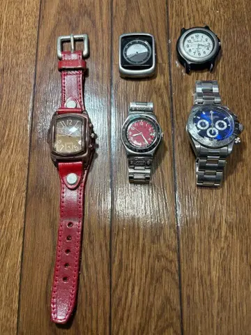 아날로그 손목시계 정크제품 세트