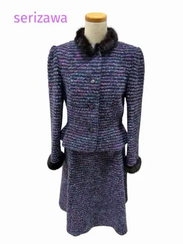 serizawa 세리자와 트위드 스커트 수트