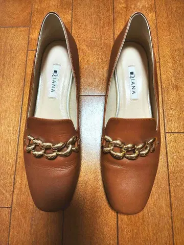 [상태 좋음] 다이애나 브라운 레더 로퍼