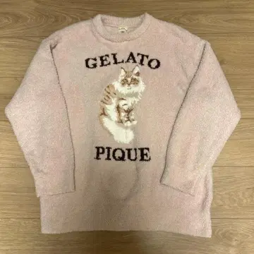 gelato pique 고양이 프린트 풀오버