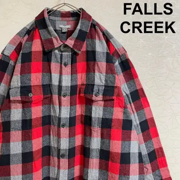 FALLS CREEK 폴스 크릭 블록 체크 플란넬 셔츠 XL