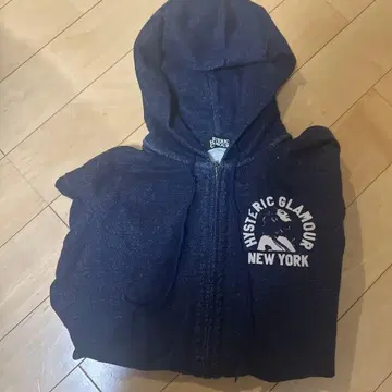 HYSTERIC GLAMOUR 네이비 후드티