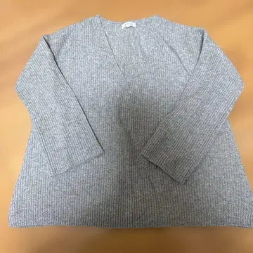 PLST V넥 리브 니트 M 사이즈 새상품
