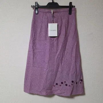 CARAVAN 캐러밴 종아리 기장 스커트 울 라벤더 38 사이즈 M