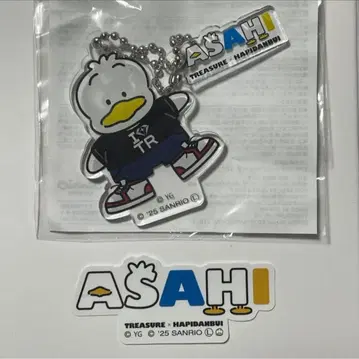 TREASURE 캡슐 토이 하피단부이 콜라보 아사히 페클 스티커