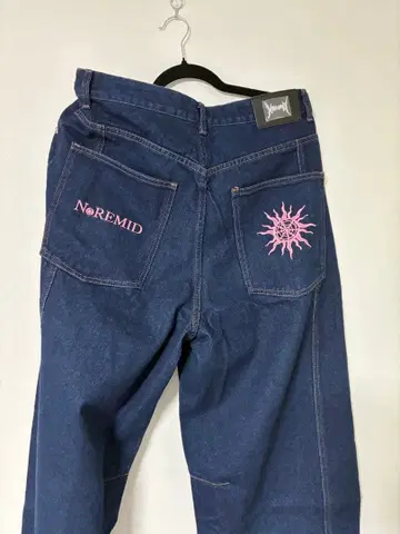 NoREMID 리지드 데님 네이비 컬러 켄타우로스 켄타 착용