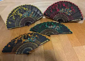 부채 센스 / 4개 세트/눈에 띄는 흠집이나 얼룩 없음