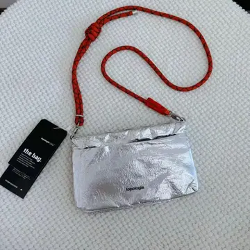 topologie 실버 스마트폰 숄더백