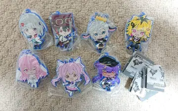 아오기리 고등학교 캡슐 러버 마스코트 7개 세트