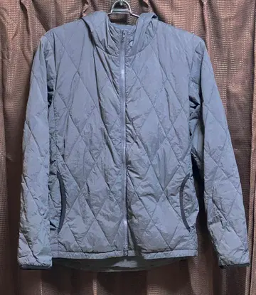 EDIFICE 다이아 퀼팅 라이트 후디드 다운 자켓 에디피스