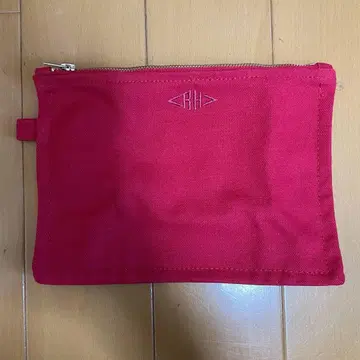 론 헤르만 빨간색 파우치 캔버스 파우치 미사용 새상품