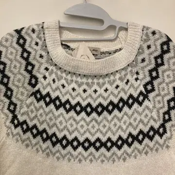 사만사 모스모스 재규어 니트 베스트 아이보리