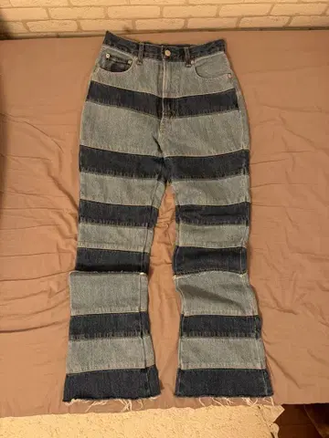 SLY 패치워크 플레어 팬츠 BLU 1사이즈