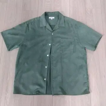 [ 새상품급 ] B&Y 유나이티드 애로우즈 반팔 셔츠 M 오픈 카라