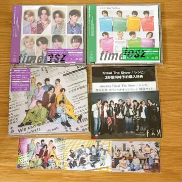 timelesz Steal The Show CD/BluRay 3 형태