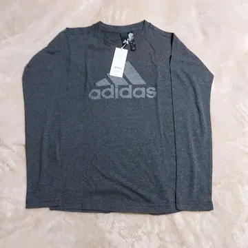 adidas 그레이 긴팔 T셔츠 M