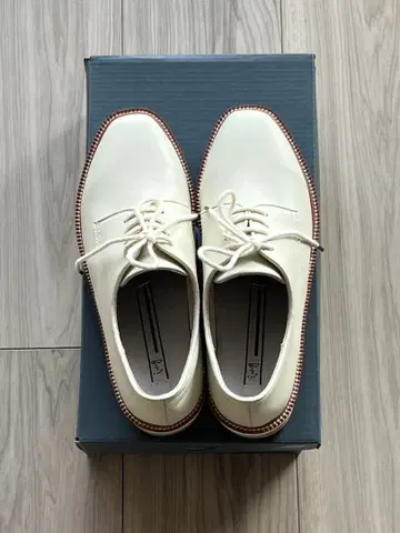 ing 통굽 로퍼 22.5cm. 플랫폼, 천연 가죽