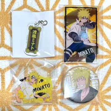NARUTO 나미카제 미나토 4대 호카게 캔뱃지 외 세트 판매