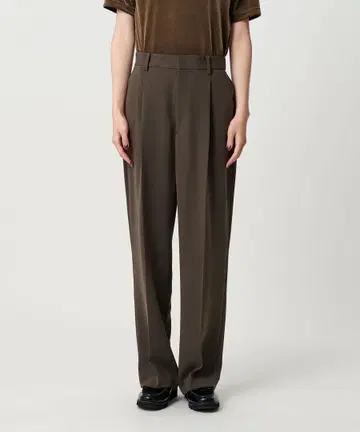 턱 와이드 스트레이트 팬츠 워셔블