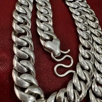 925 순은제 쿠바 체인 팔찌 은 견고 마감 고급 실버 액세서리