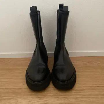 PASCUCCI IENA 별주 첼시 부츠 사이드 고어 블랙