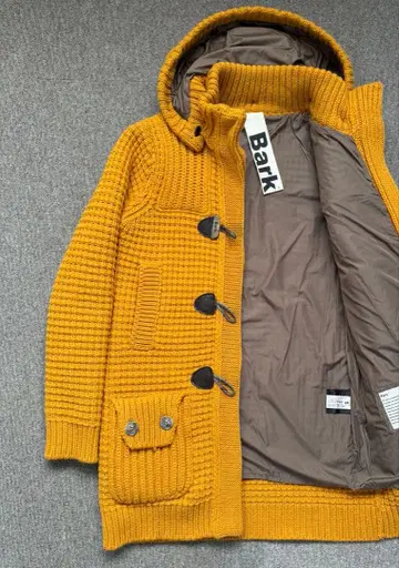 [고품질 레어 컬러] Bark 세미롱 이너 다운 포함 (노랑: S)