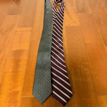 마이클코어스 MICHAEL KORS 넥타이 세트 다크 그레이 버건디