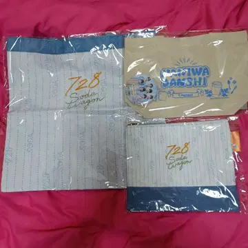 나니와단시 나니와노니와 토트백 플랫 파우치 런치 토트