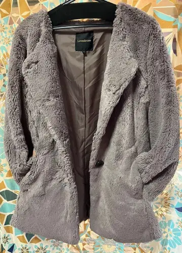 Lovedrose 그레이 보아 자켓 38 사이즈