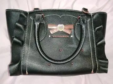 사만다 타바사 미니 플래터 백 리본 블랙