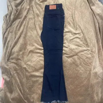 JEANASIS 다크 블루 하이웨스트 데님 팬츠