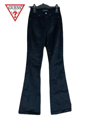 guess 팬츠 블랙 코듀로이