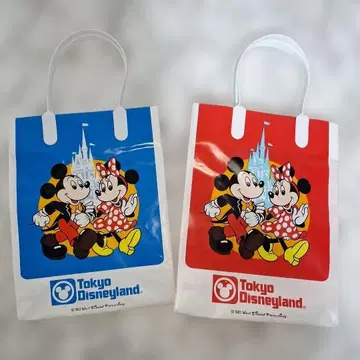 도쿄 디즈니랜드 25주년 복각판 미니 쇼핑백 레트로 디즈니