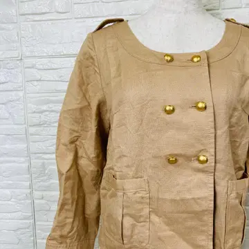 르 쿨 블랑 린넨 블렌드 더블 버튼 자켓 M [ 1599-29 ]