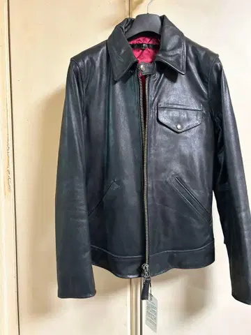 NO ID. 노아이디 가죽 라이더 자켓