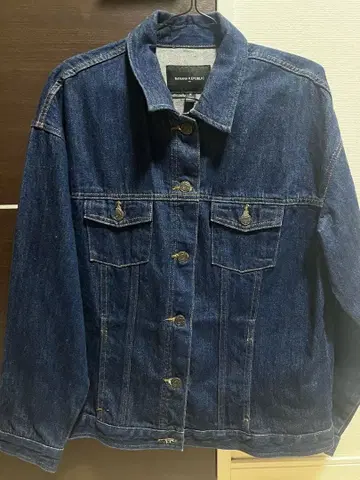 BANANA REPUBLIC 다크 블루 데님 자켓 M